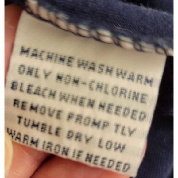 Polo Ralph Lauren Mens Custom Fit T-Shirt XXL Navy With Large Polo Player Print - Picture 3 of 3